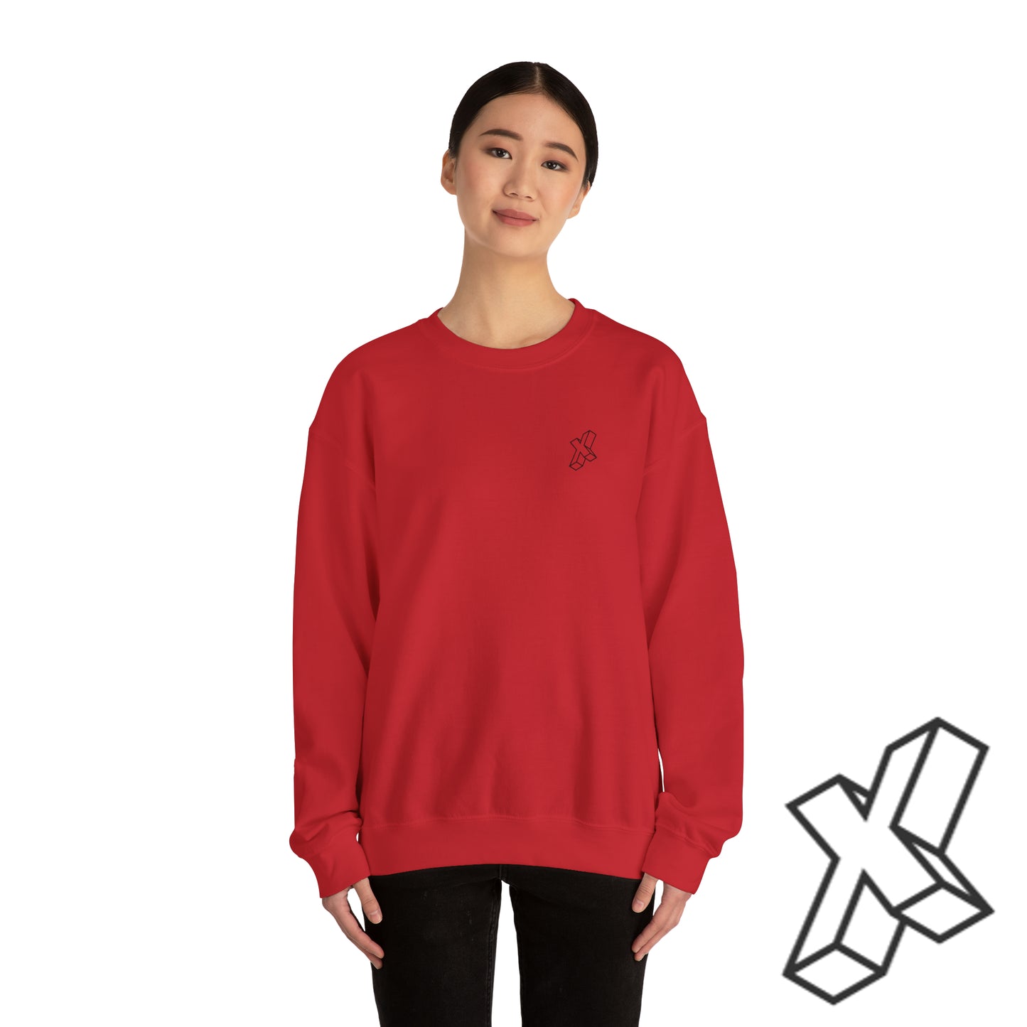 X logo sweatshirt