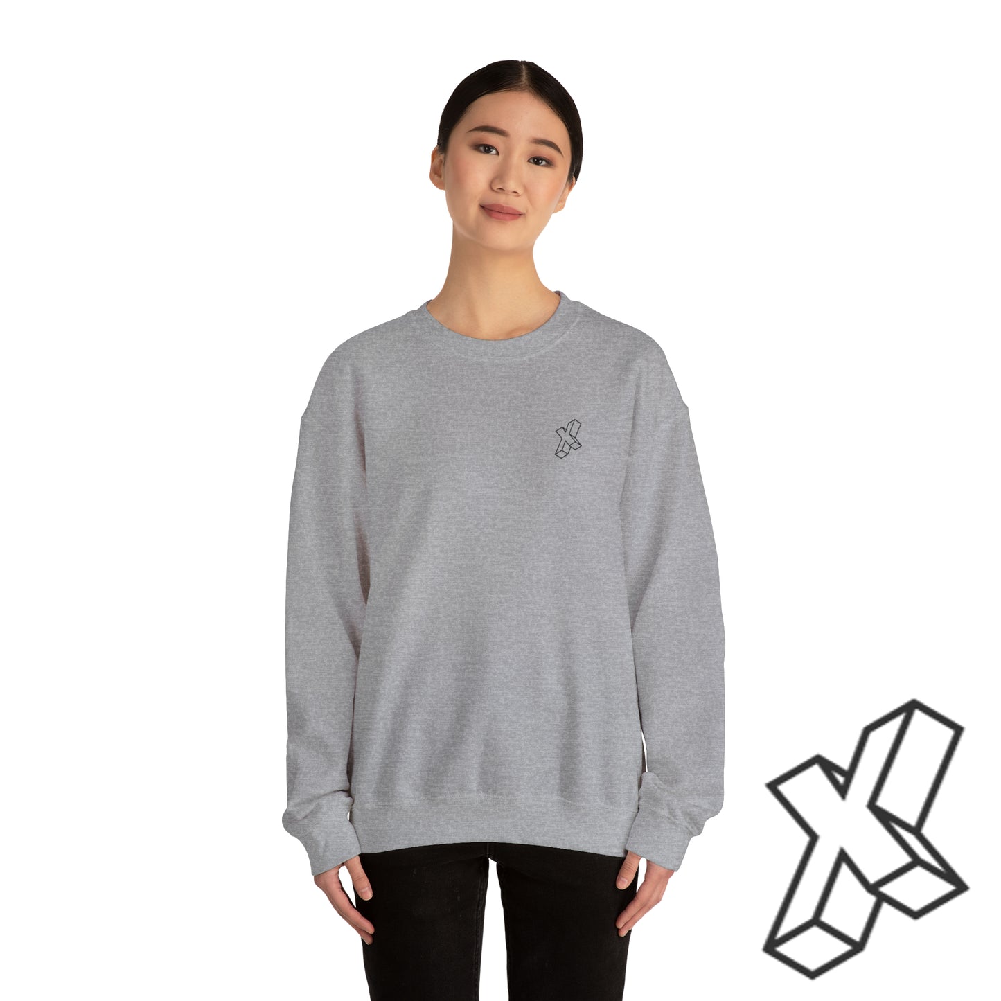 X logo sweatshirt