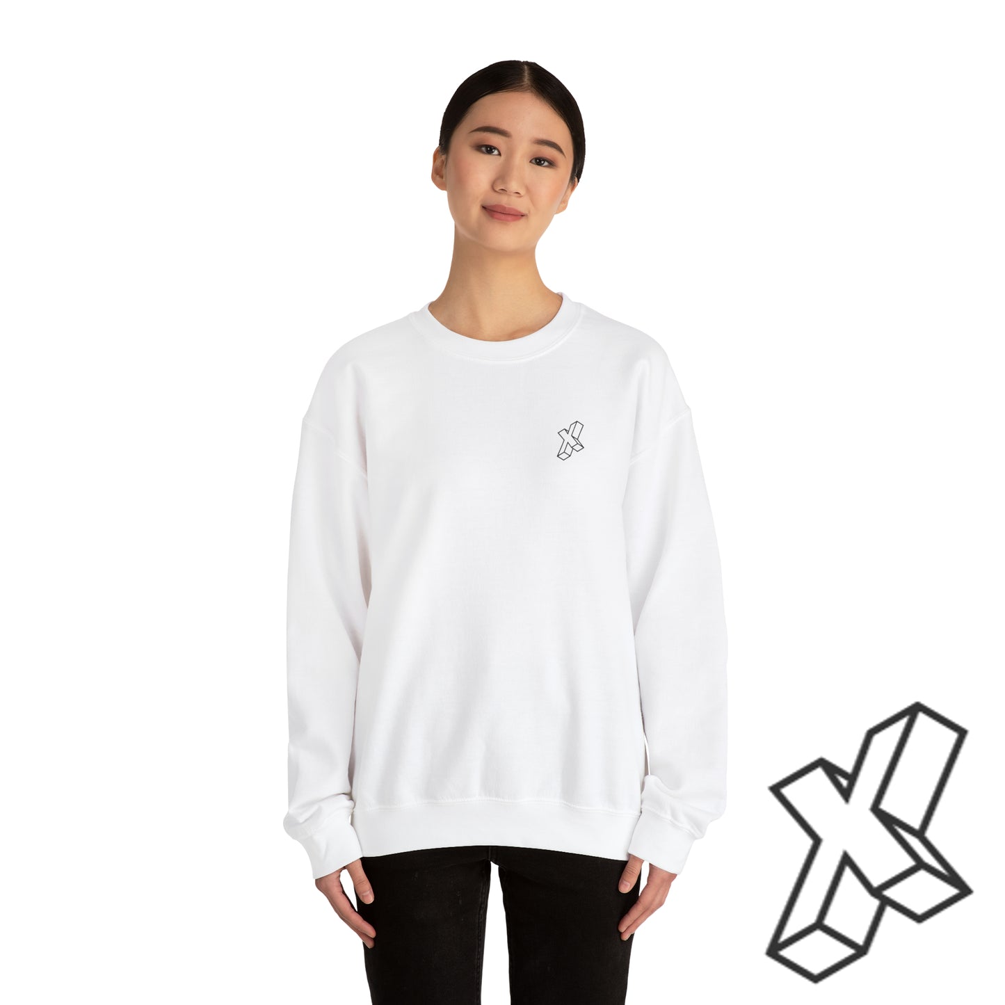 X logo sweatshirt