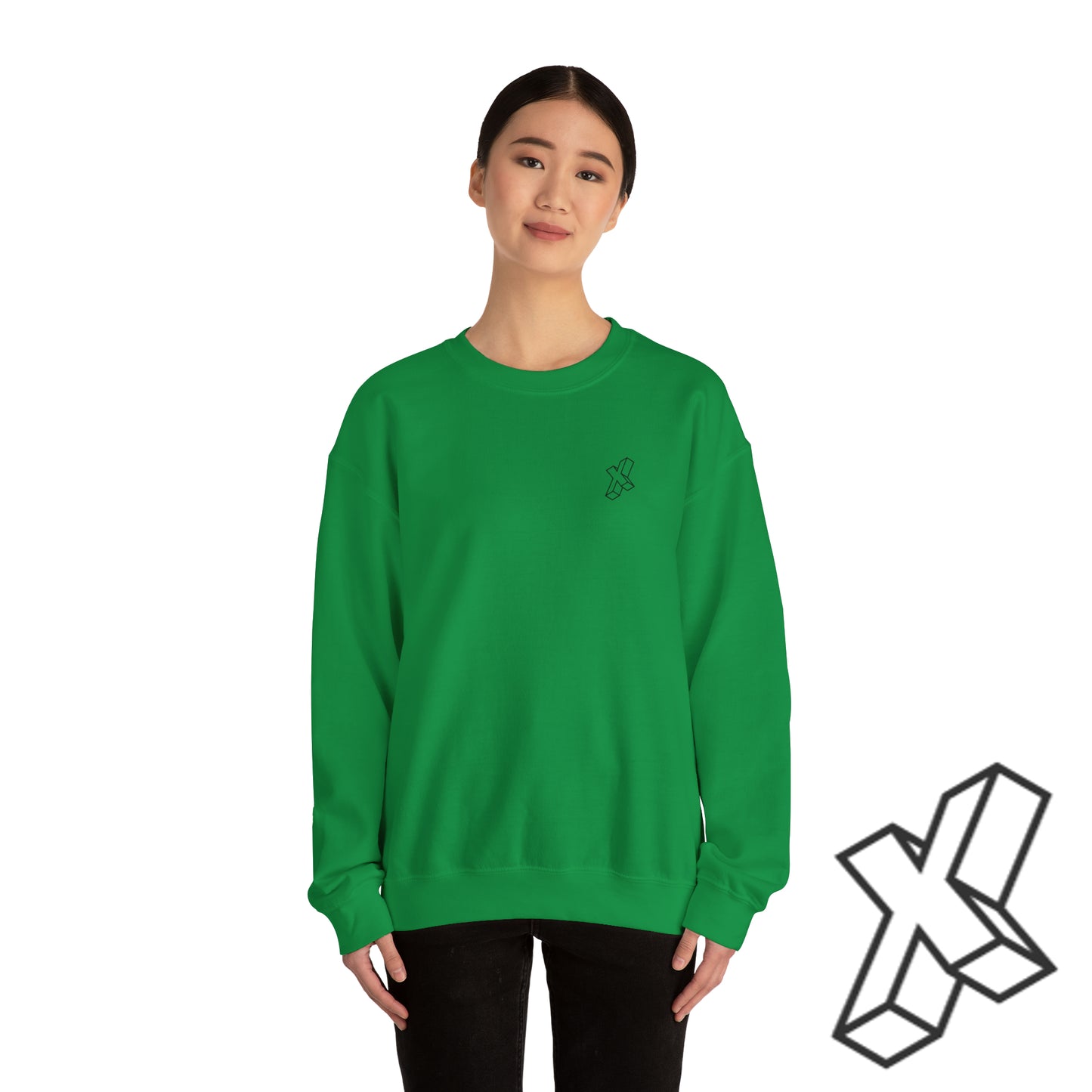 X logo sweatshirt