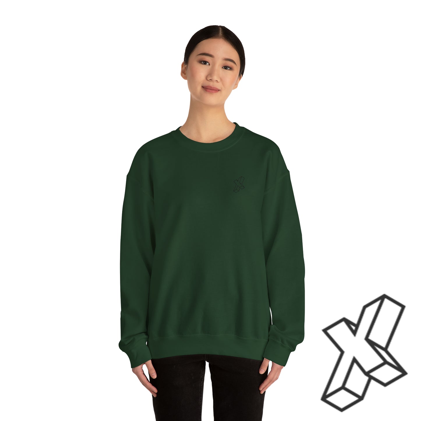 X logo sweatshirt