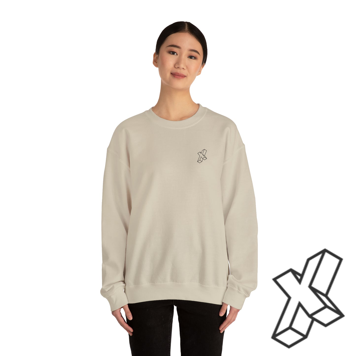 X logo sweatshirt