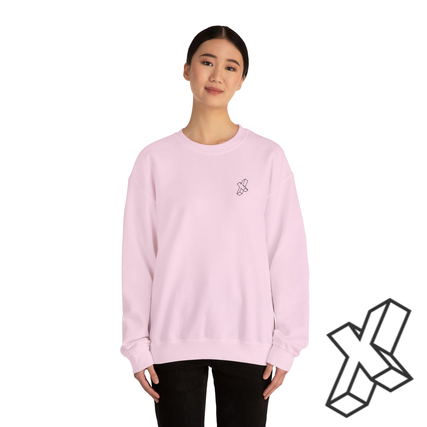 X logo sweatshirt